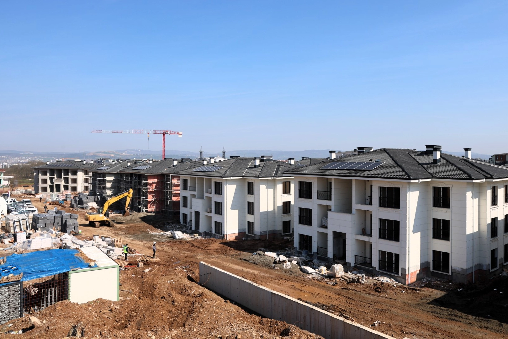 Kocaeli'de&nbsp;Kartepe Kent Konut Evleri&rsquo;nde kaba inşaat tamamlandı