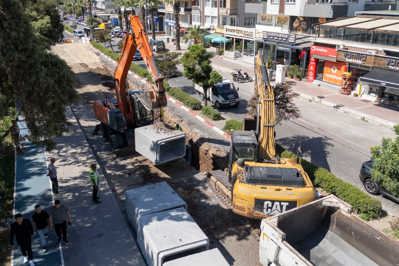 İzmir Bergama&rsquo;da taşkın riskine karşı yeni hat