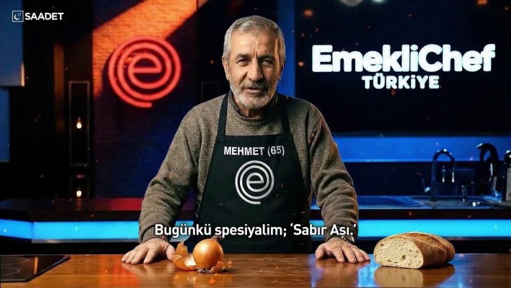 Saadet Partisi&rsquo;nden &lsquo;T&uuml;rkiye&rsquo;nin en ger&ccedil;ek&ccedil;i &lsquo;hayatta kalma&rsquo; yarışması EmekliChef&rsquo; videosu  - Videolu Haber