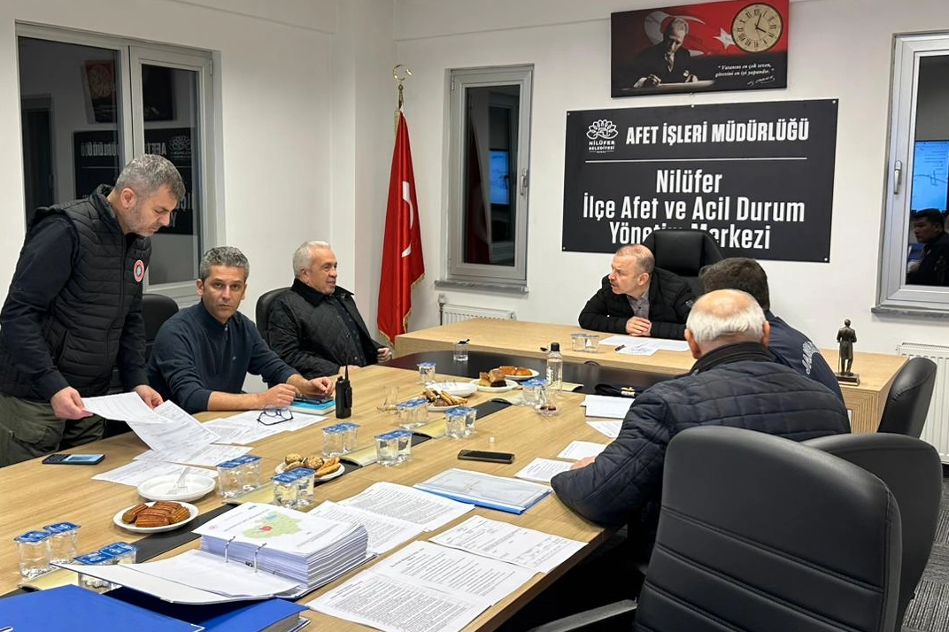 Bursa'da Nil&uuml;fer&rsquo;de afetlere karşı hazırlık tatbikatı