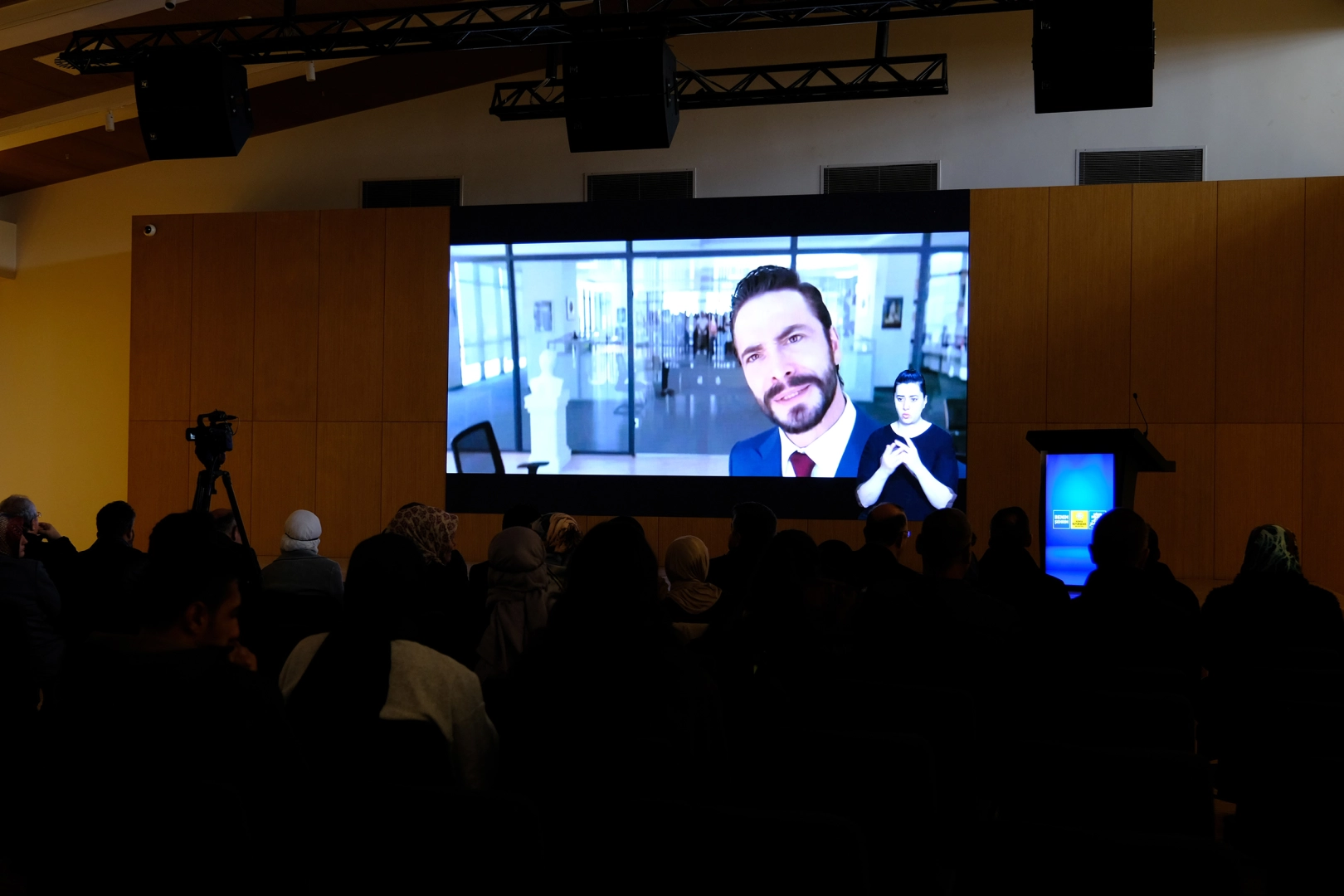 Konya'da g&ouml;rme engellilere sesli betimlemeli film etkinliği