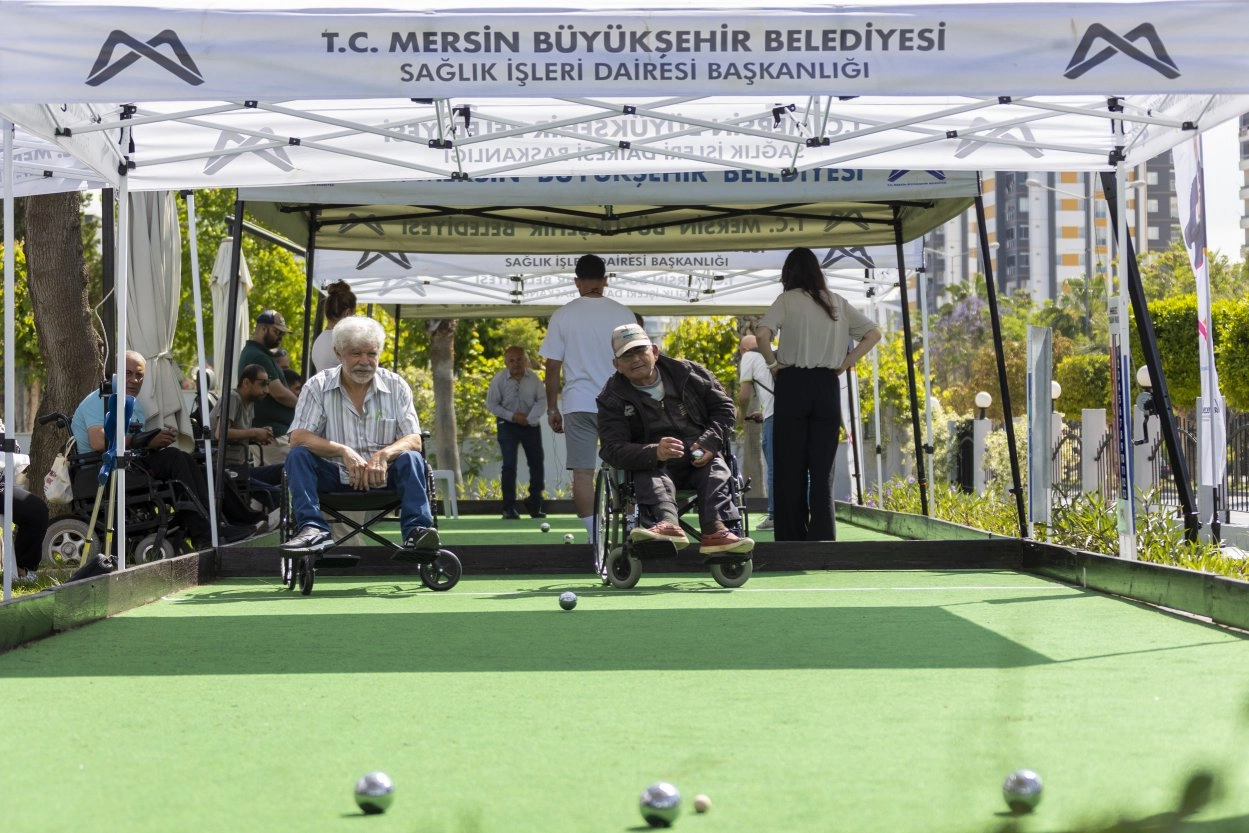 Mersin&rsquo;de Engelsiz Bocce Turnuvası