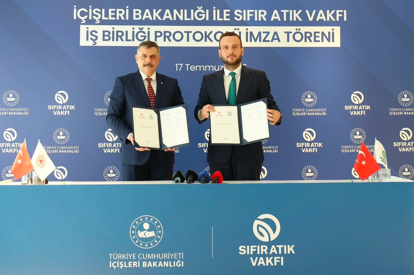 İ&ccedil;işleri Bakanlığı ile Sıfır Atık Vakfı arasında &ccedil;evre i&ccedil;in iş birliği protokol&uuml;