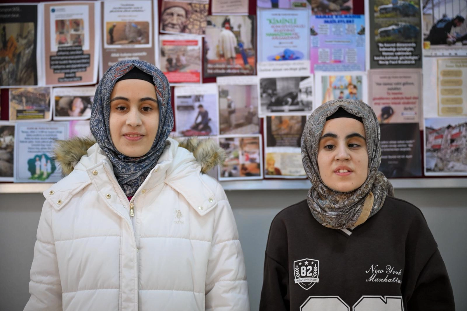 Malatya'da g&ouml;rme engelli iki kardeşin YKS azmi
