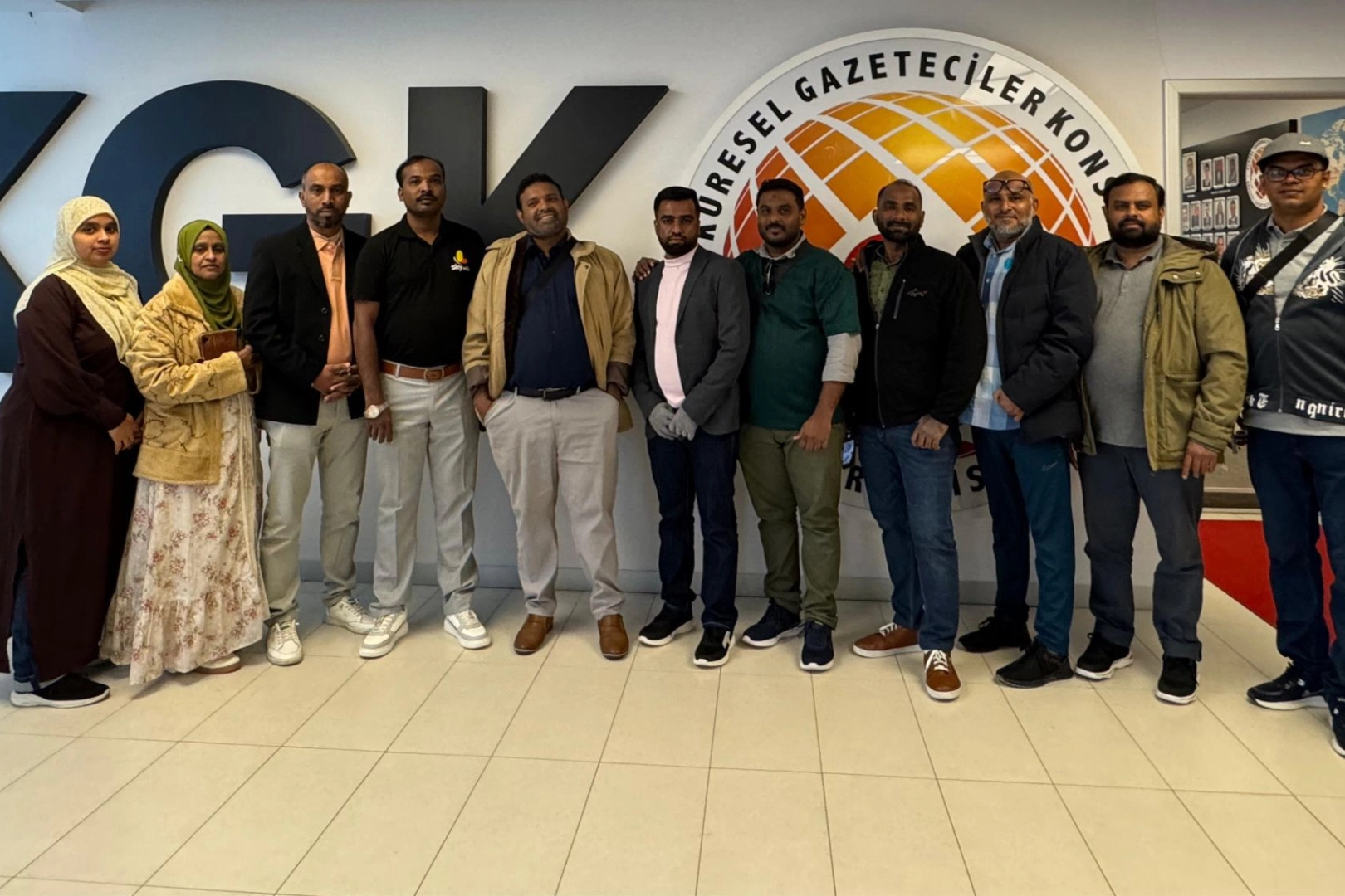 Sri Lankalı gazetecilerden KGK&rsquo;ya ziyaret