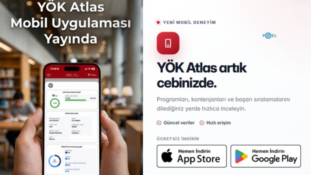 YKS tercih d&ouml;neminde yenilik: Y&Ouml;K Atlas artık mobil cihazlardan da kullanılabilecek 