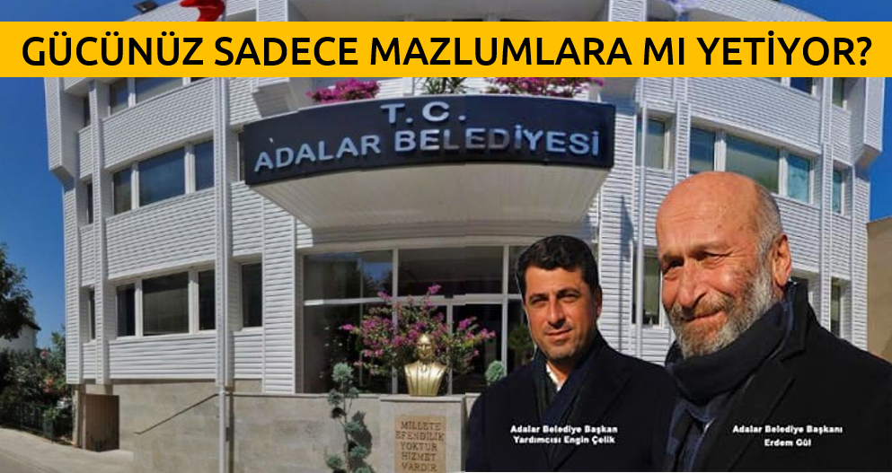 G&Uuml;C&Uuml;N&Uuml;Z SADECE MAZLUMLARA MI YETİYOR?